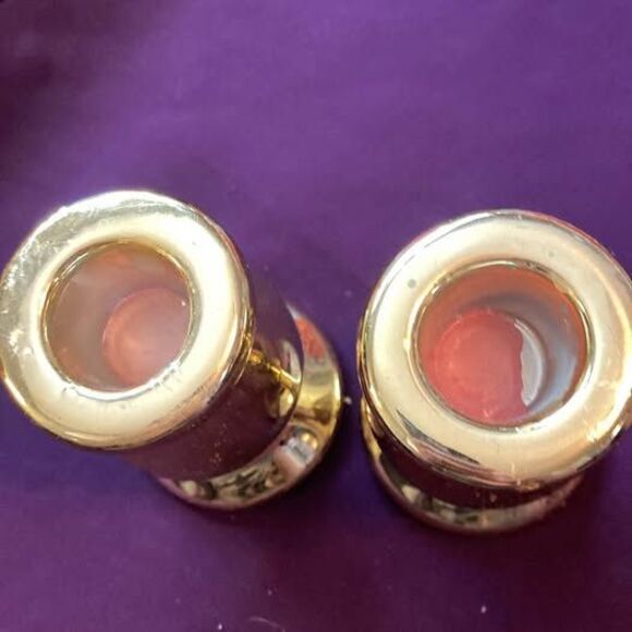 Gold Candle Holders Pair - Picture 2 of 3